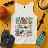 Retro Daycare Teacher Somebody Favorite Tank Top thumb 4