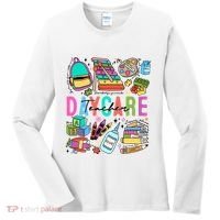 Retro Daycare Teacher Somebody Favorite Women's Long Sleeve Shirt thumb 0