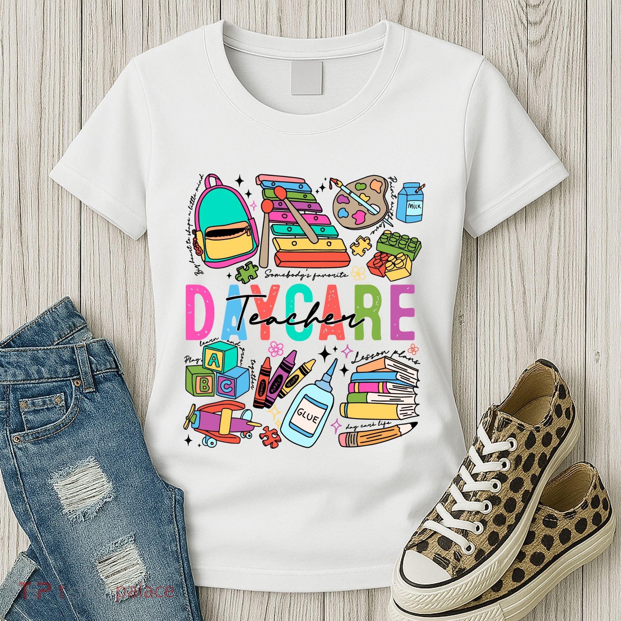 Retro Daycare Teacher Somebody Favorite Women's T-Shirt