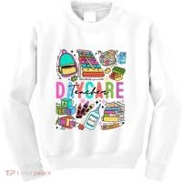 Retro Daycare Teacher Somebody Favorite Kids Sweatshirt thumb 0