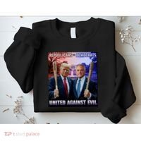 Republican Democrats United Against Evil Trump Kennedy Sweatshirt thumb 2