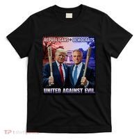 Republican Democrats United Against Evil Trump Kennedy T-Shirt thumb 0