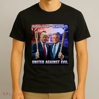 Republican Democrats United Against Evil Trump Kennedy T-Shirt thumb 3