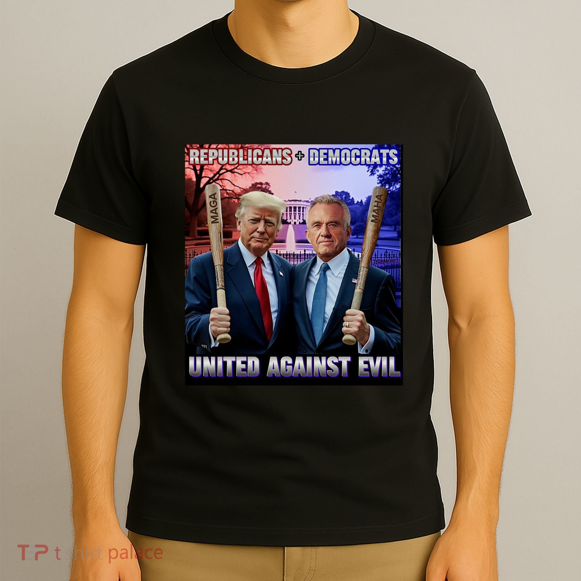 Republican Democrats United Against Evil Trump Kennedy T-Shirt