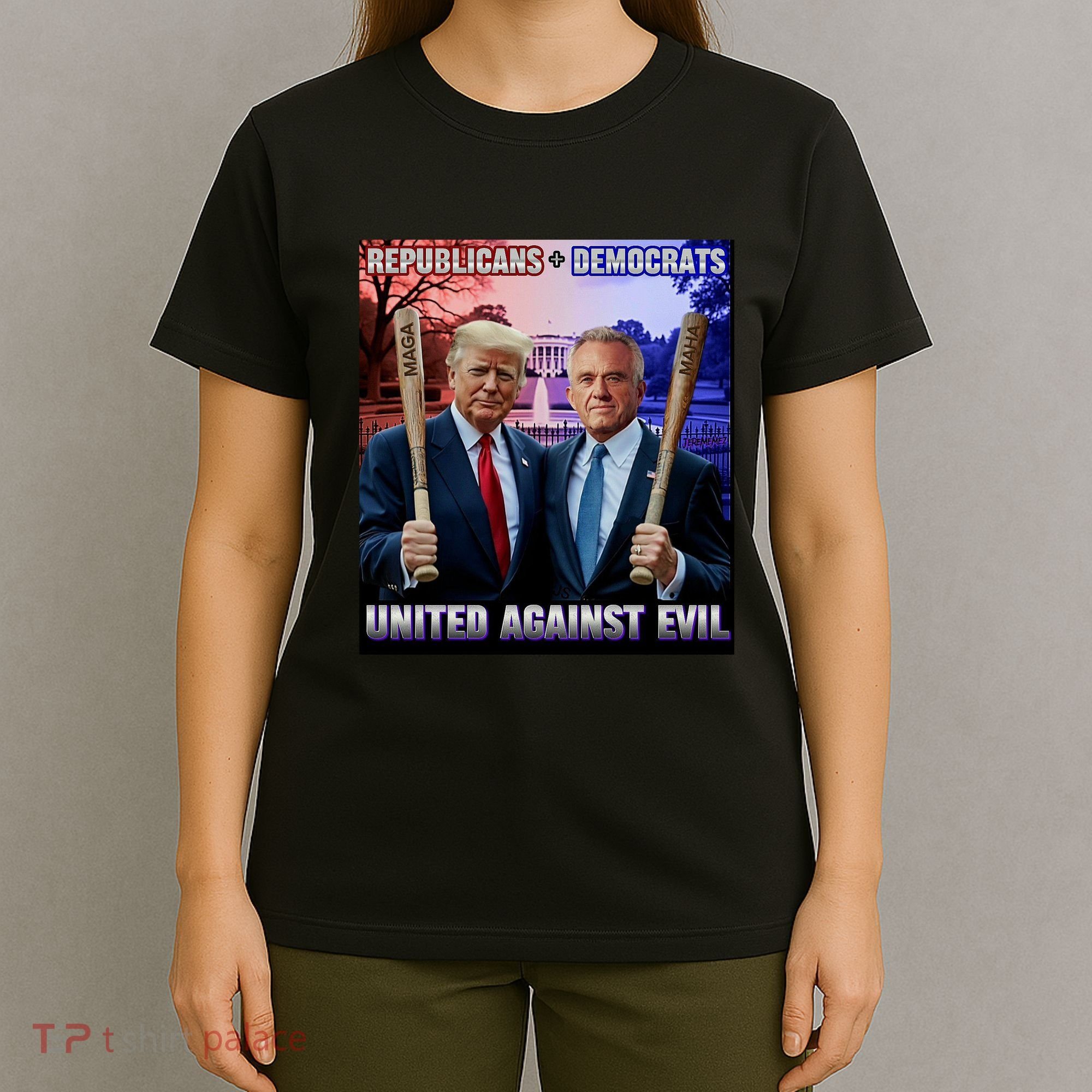 Republican Democrats United Against Evil Trump Kennedy T-Shirt