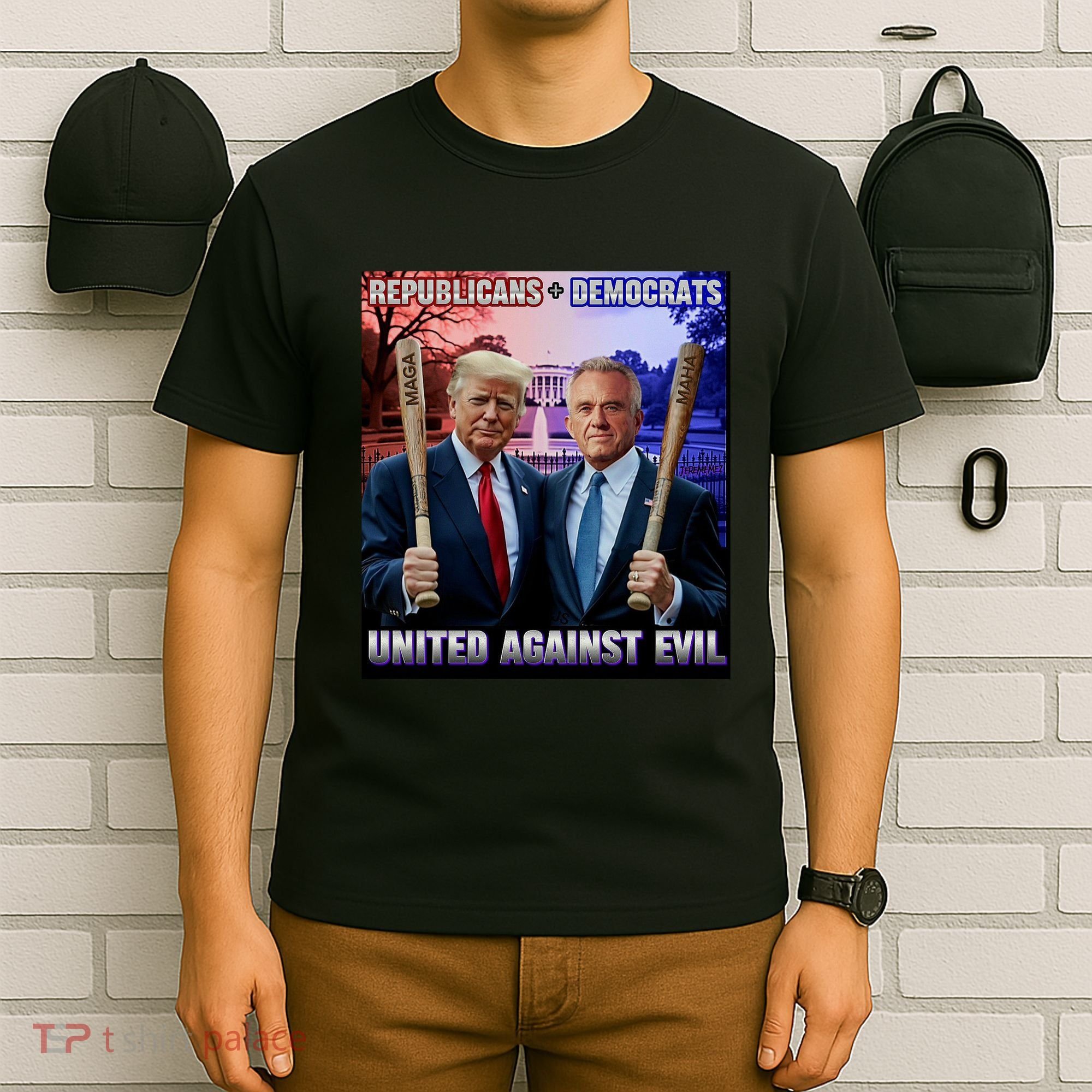 Republican Democrats United Against Evil Trump Kennedy T-Shirt