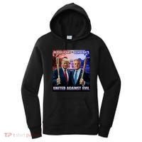 Republican Democrats United Against Evil Trump Kennedy Women's Hoodie thumb 0