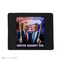 Republican Democrats United Against Evil Trump Kennedy Mousepad thumb 0