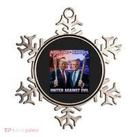 Republican Democrats United Against Evil Trump Kennedy Ornament thumb 0