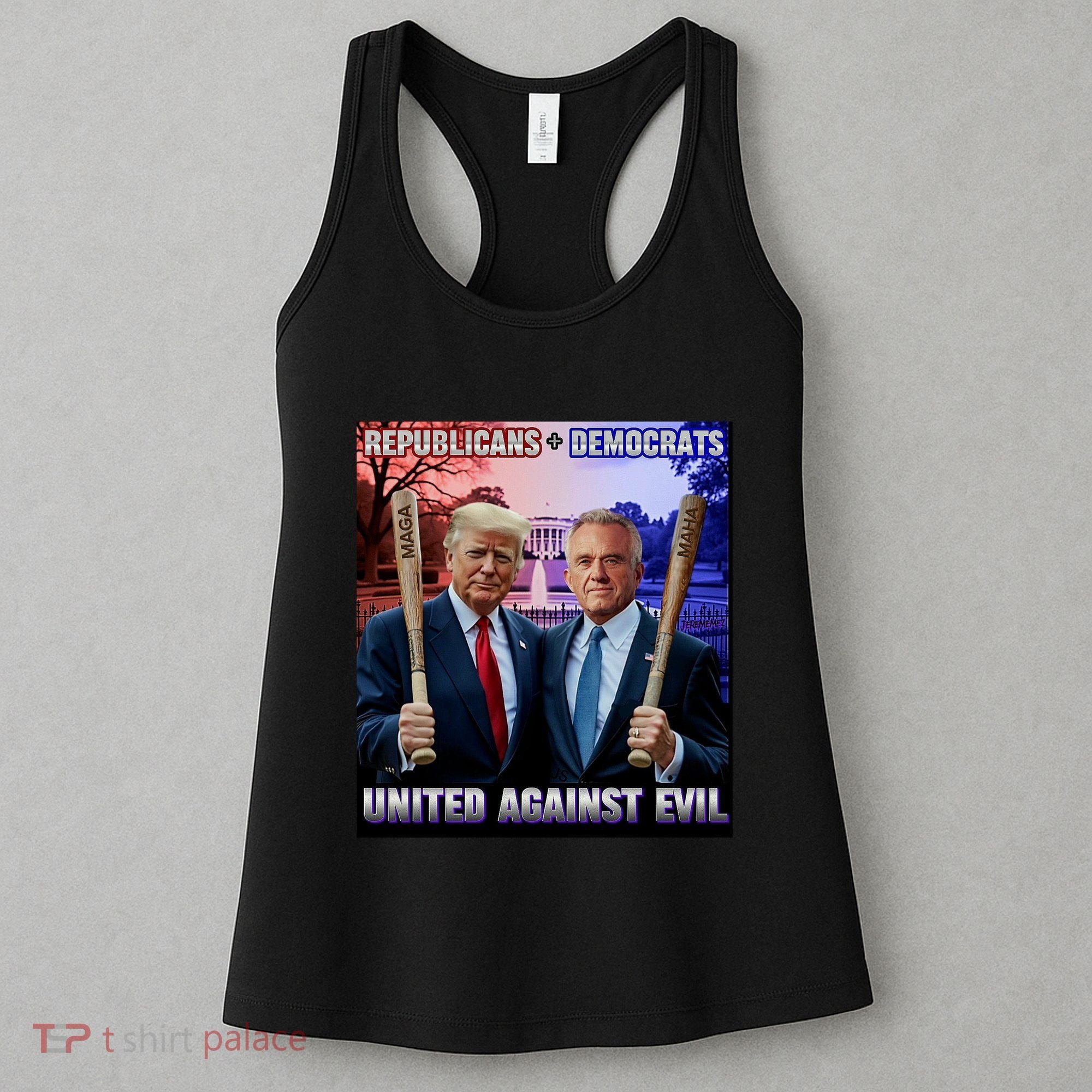 Republican Democrats United Against Evil Trump Kennedy Women's Tank Top