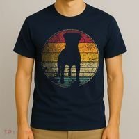 Rottweiler Dog Vintage Distressed Retro Style Silhouette T-Shirt thumb 3
