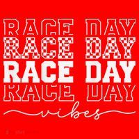 Race Day Vibes Checkered Coquette Bow Car Racing Race Day Santa Hat thumb 1