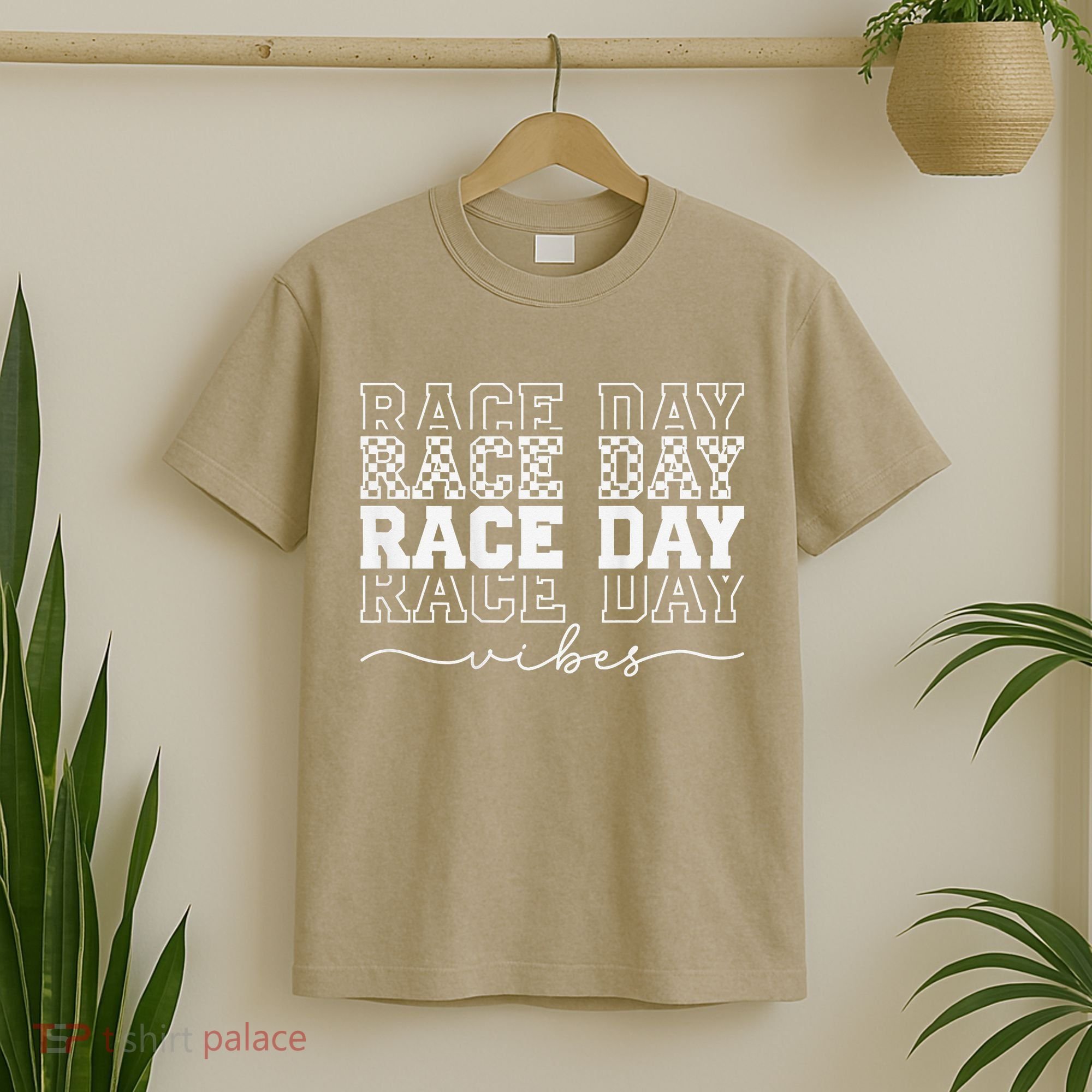 Race Day Vibes Checkered Coquette Bow Car Racing Race Day T-Shirt