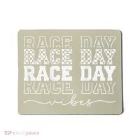 Race Day Vibes Checkered Coquette Bow Car Racing Race Day Mousepad thumb 0
