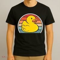 Rubber Duck Vintage Rubber Duckie Retro T-Shirt thumb 3