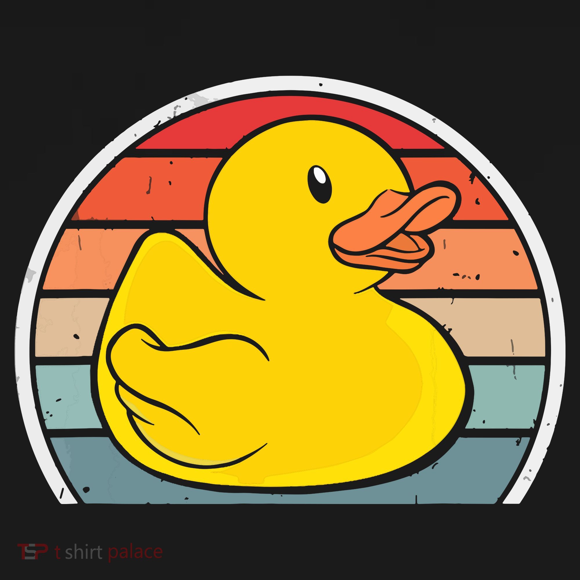 Rubber Duck Vintage Rubber Duckie Retro T-Shirt