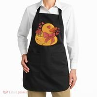 Rubber Duck Valentines Day Rose Cute Apron thumb 2