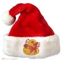 Rubber Duck Valentines Day Rose Cute Santa Hat thumb 0