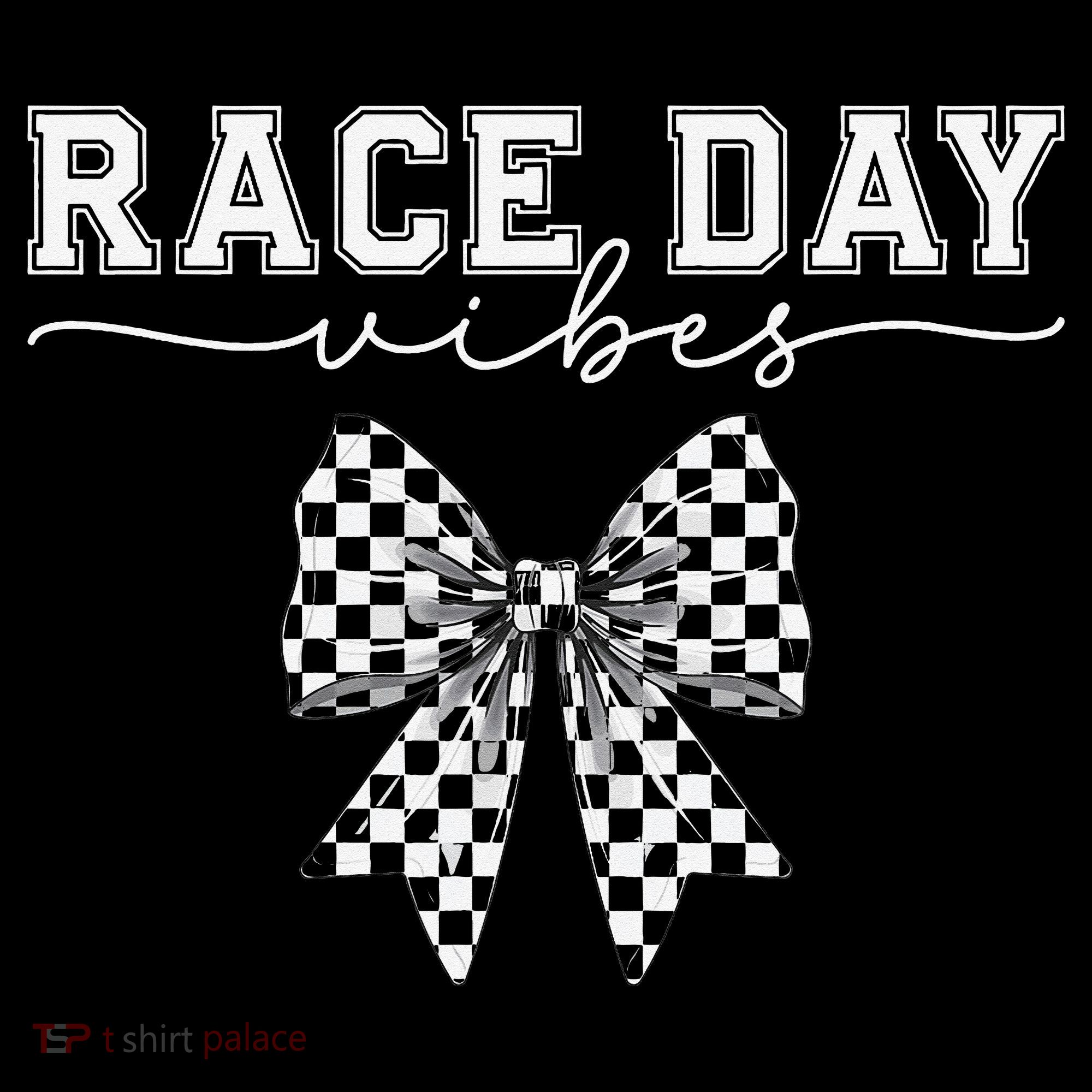 Race Day Vibes Checkered Coquette Bow Car Racing Race Day Coffee Mug