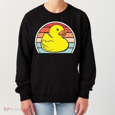 Rubber Duck Vintage Rubber Duckie Retro Women's Sweatshirt