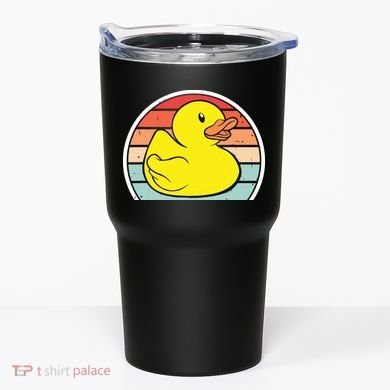 Rubber Duck Vintage Rubber Duckie Retro Tumbler
