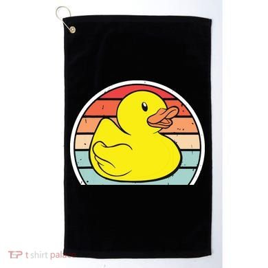 Rubber Duck Vintage Rubber Duckie Retro Golf Towel