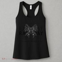 Race Day Vibes Checkered Coquette Bow Car Racing Race Day Women's Tank Top thumb 3