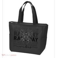 Race Day Vibes Checkered Coquette Bow Car Racing Race Day Tote Bag thumb 3