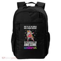 Rare Disease Warrior Unicorn Awareness Backpack thumb 0