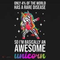 Rare Disease Warrior Unicorn Awareness Backpack thumb 2