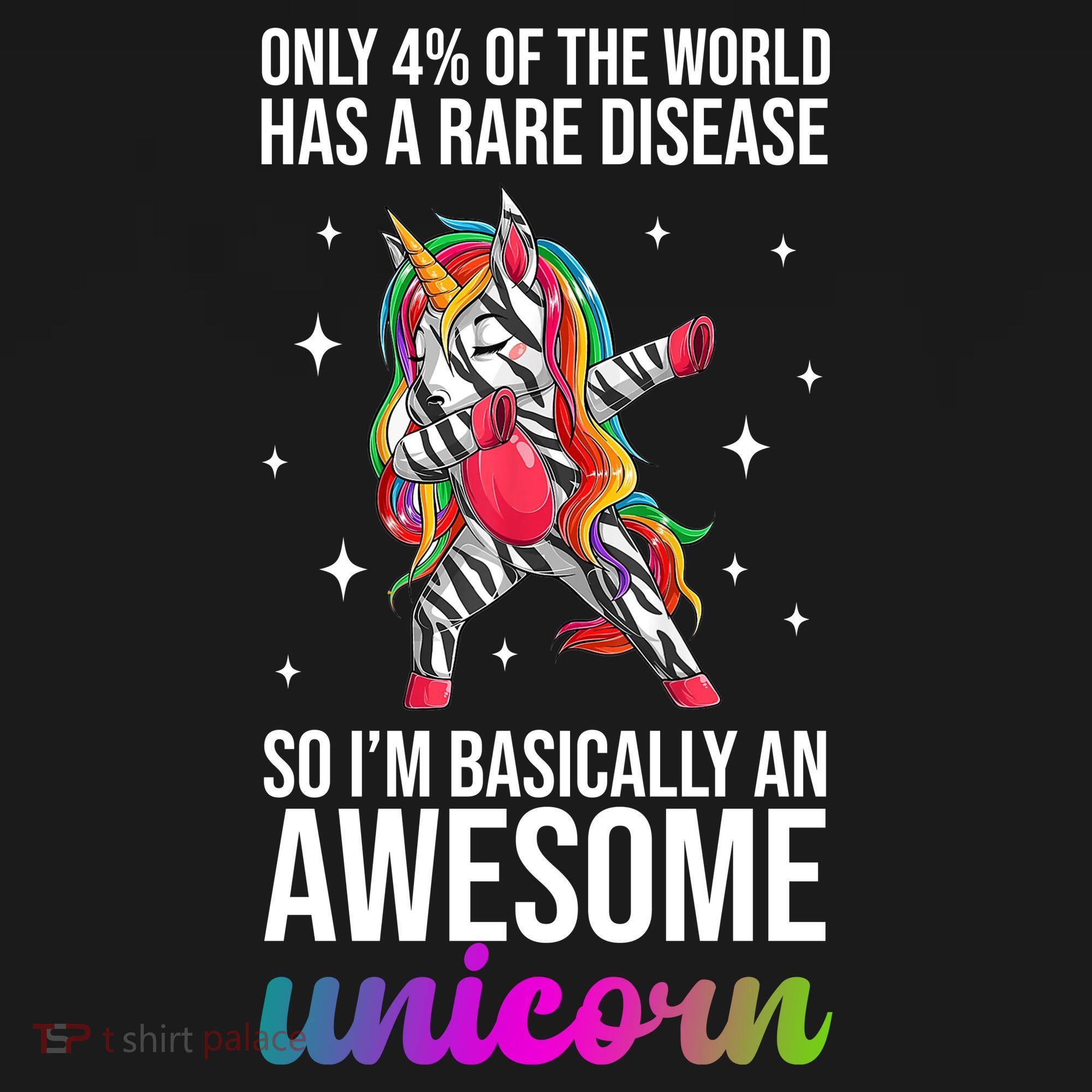 Rare Disease Warrior Unicorn Awareness Backpack