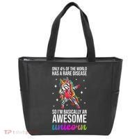 Rare Disease Warrior Unicorn Awareness Tote Bag thumb 0