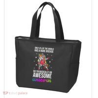 Rare Disease Warrior Unicorn Awareness Tote Bag thumb 3