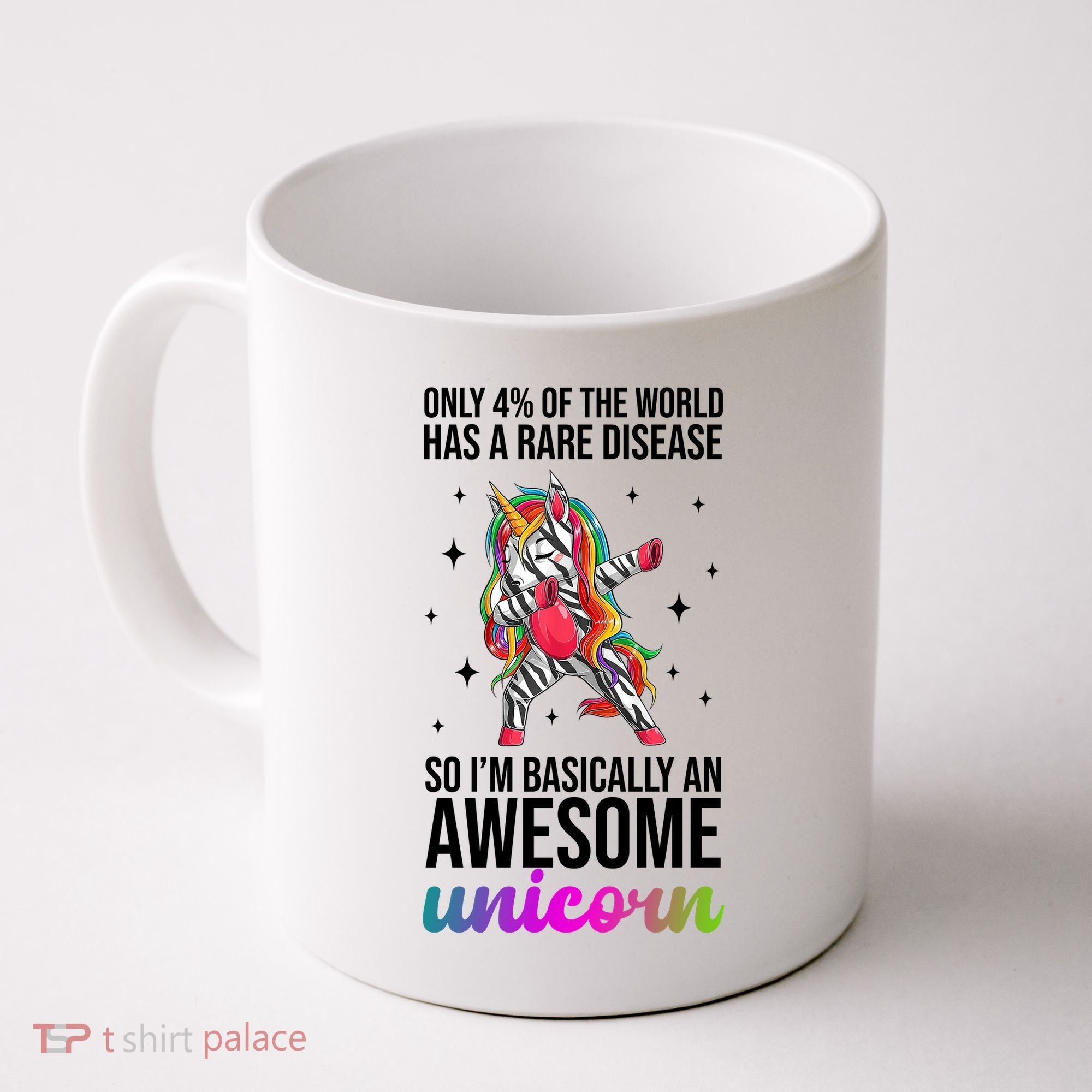 Rare Disease Warrior Unicorn Awareness Coffee Mug