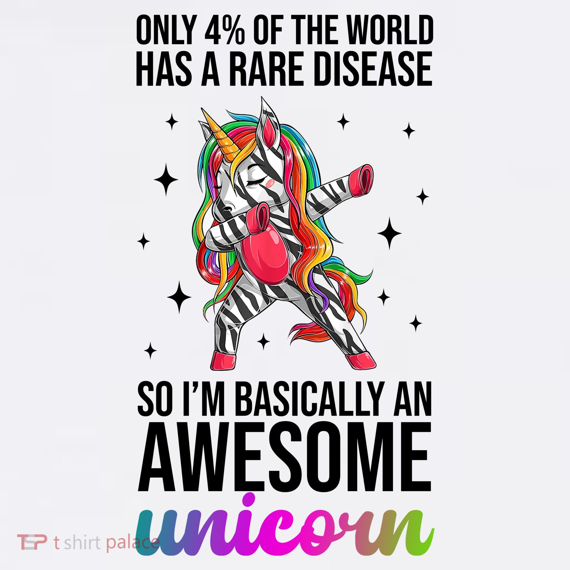 Rare Disease Warrior Unicorn Awareness Beanie