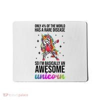 Rare Disease Warrior Unicorn Awareness Mousepad thumb 0