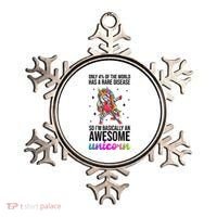 Rare Disease Warrior Unicorn Awareness Ornament thumb 0