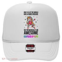 Rare Disease Warrior Unicorn Awareness Hat thumb 0