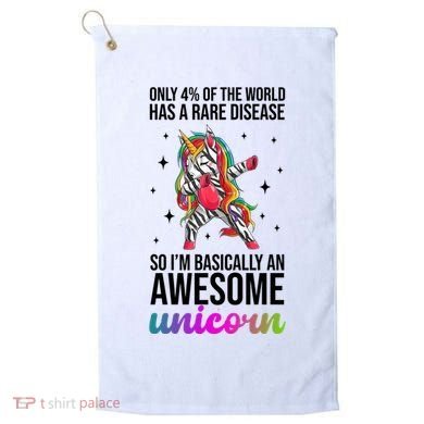 Rare Disease Warrior Unicorn Awareness Golf Towel