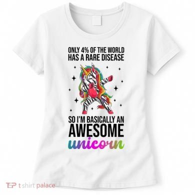 Rare Disease Warrior Unicorn Awareness Women's T-Shirt