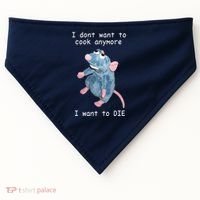 Remy DoesnT Want To Cook Anymore USA-Made Doggie Bandana thumb 0