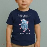 Remy DoesnT Want To Cook Anymore Toddler T-Shirt thumb 2