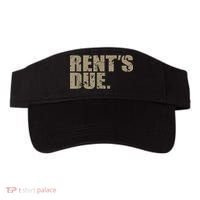 Rent's Due Work Hard Bodybuilder Weightlifting Distressed Visor thumb 0