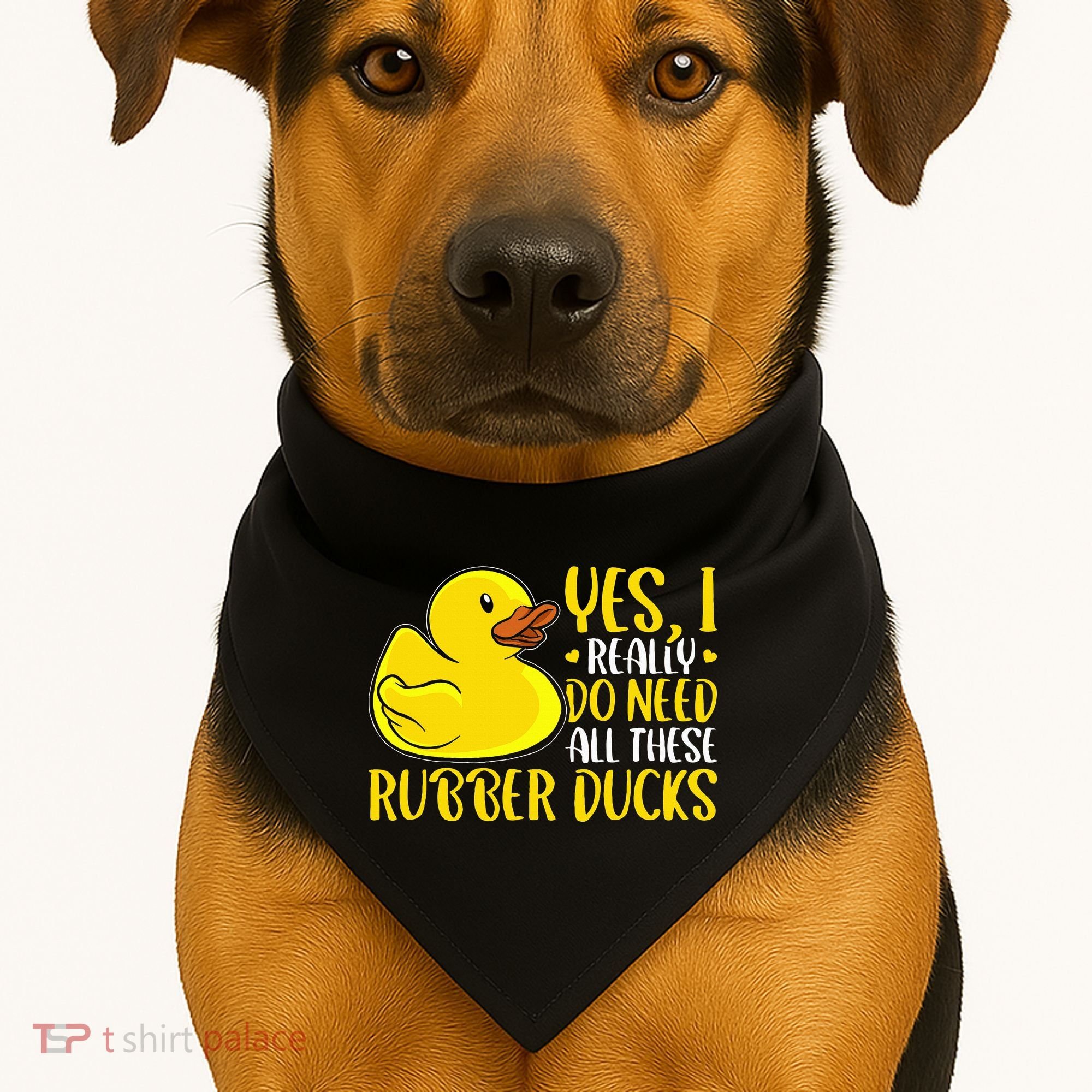 Rubber Duck Yes I Really Do Need All These Rubber Ducks USA-Made Doggie Bandana