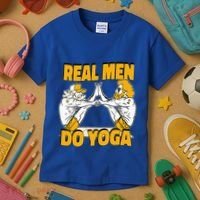 Real Do Yoga Spiritual Training Exercise Yoga Kids T-Shirt thumb 3