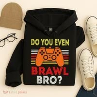 Retro Do You Even Brawl Bro Funny All Star Brawl Star Hoodie thumb 4