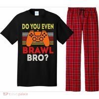 Retro Do You Even Brawl Bro Funny All Star Brawl Star Pajama Set thumb 0