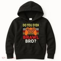 Retro Do You Even Brawl Bro Funny All Star Brawl Star Kids Hoodie thumb 0