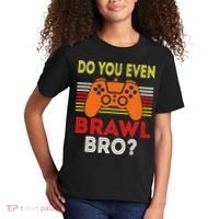 Retro Do You Even Brawl Bro Funny All Star Brawl Star Kids T-Shirt thumb 2