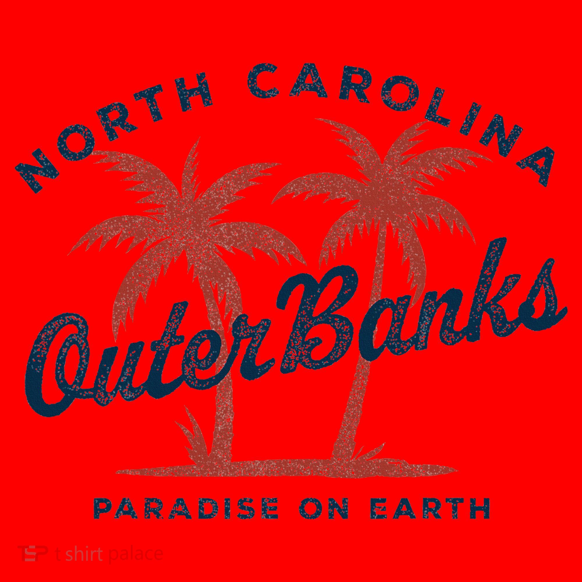 Retro Est 1587 Obx North Carolina Nc Santa Hat